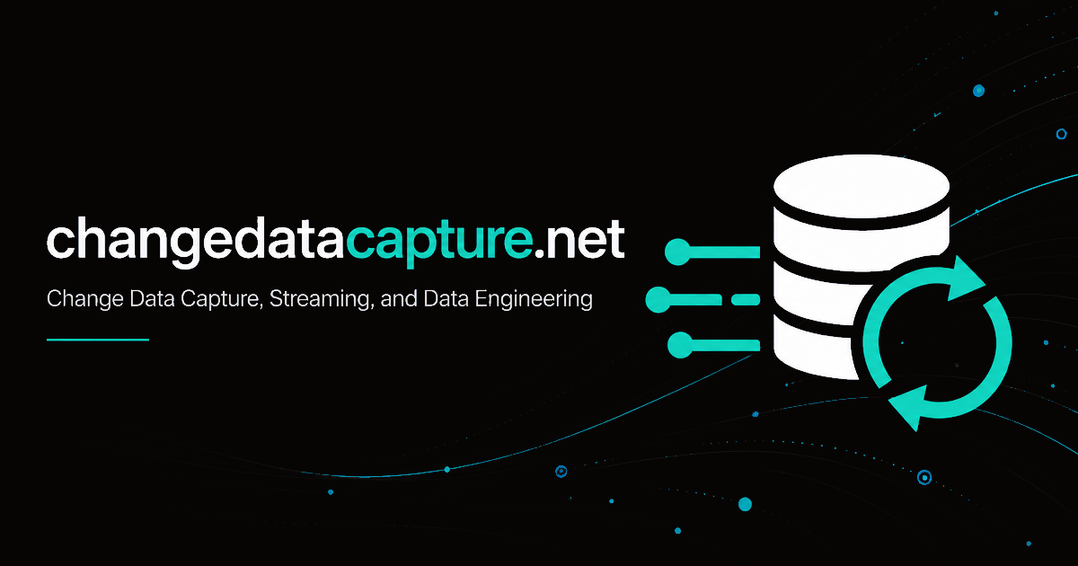 Kafka CDC - Change Data Capture with Apache Kafka